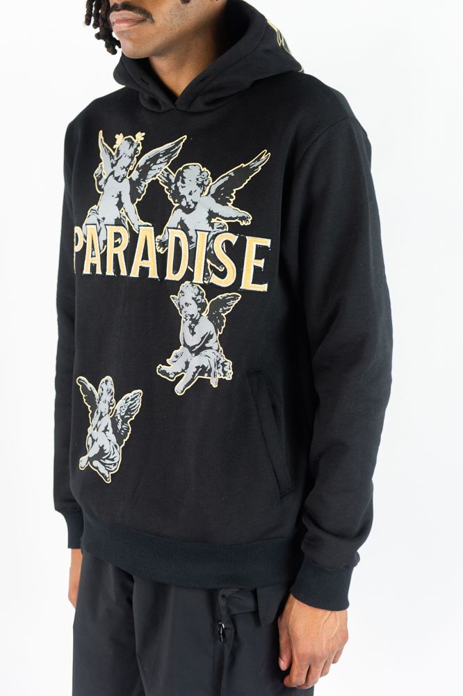 Rebel Minds 'Paradise' Hoodie (Black) 152-333 - FRESH N FITTED