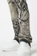 Waimea 'Cupid' Stacked Rhinestone Denim (Ant. Grey) M8567D - FRESH N FITTED