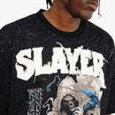 VOYAGE STUDIO 'Slayer' Cropped T-Shirt (Black) 53T02 - FRESH N FITTED