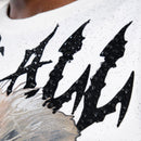 VOYAGE STUDIO 'Root Of All Evil' Cropped Rhinestone T-Shirt (White) 51T15 - FRESH N FITTED