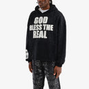 VOYAGE STUDIO 'God Bless The Real' Cropped Hoodie (Black) 53J13 - FRESH N FITTED