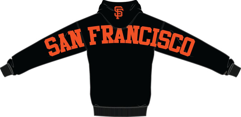 Pro Standard 'San Francisco Giants Wingspan' Drop Shoulder Hoodie (Black) LSG5315782 - FRESH N FITTED