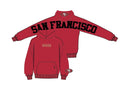 Pro Standard 'San Francisco 49ers Wingspan' Drop Shoulder Hoodie (Red) FS45410468 - FRESH N FITTED