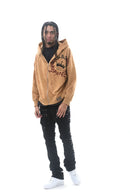 DARKAGES 'Loyalty' Zip Up Hoodie (Timber) DA7014-TIM - FRESH N FITTED
