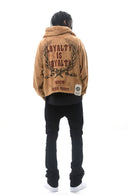 DARKAGES 'Loyalty' Zip Up Hoodie (Timber) DA7014-TIM - FRESH N FITTED