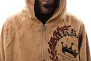 DARKAGES 'Loyalty' Zip Up Hoodie (Timber) DA7014-TIM - FRESH N FITTED