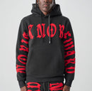 Spark 'No Risk No Reward' Hoodie (Black/Red) S5201 - FRESH N FITTED