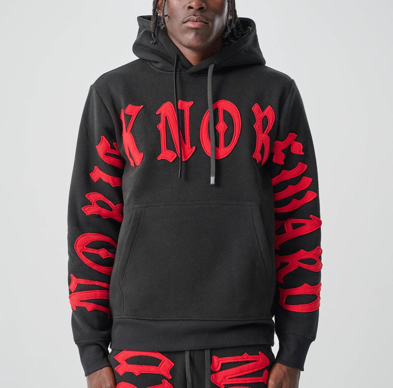 Spark 'No Risk No Reward' Hoodie (Black/Red) S5201 - FRESH N FITTED