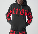 Spark 'No Risk No Reward' Hoodie (Black/Red) S5201 - FRESH N FITTED