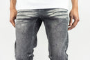 Roar Denim 'Basic' Stacked Flare Denim (Grey Sand) A00-43430