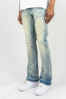 Roar Denim 'R&R' Stacked Flare Denim (Light Vintage) A00-43435