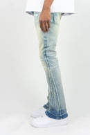 Roar Denim 'R&R' Stacked Flare Denim (Light Vintage) A00-43435