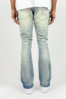Roar Denim 'R&R' Stacked Flare Denim (Light Vintage) A00-43435