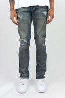 Roar Denim 'R&R' Slim Straight Denim (Dark Vintage) A00-43415