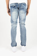 Roar Denim 'R&R' Slim Straight Denim (MD Sand Blue) A00-43415 - FRESH N FITTED