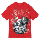 3Forty Inc. 'Saint' T-Shirt (Red) – A366 - FRESH N FITTED