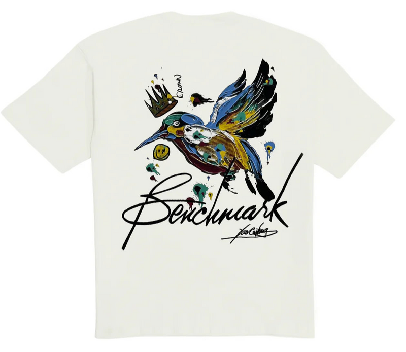 Black Label 'Bird Crown' Premium T-Shirt (Apricot/Cream) BL-000