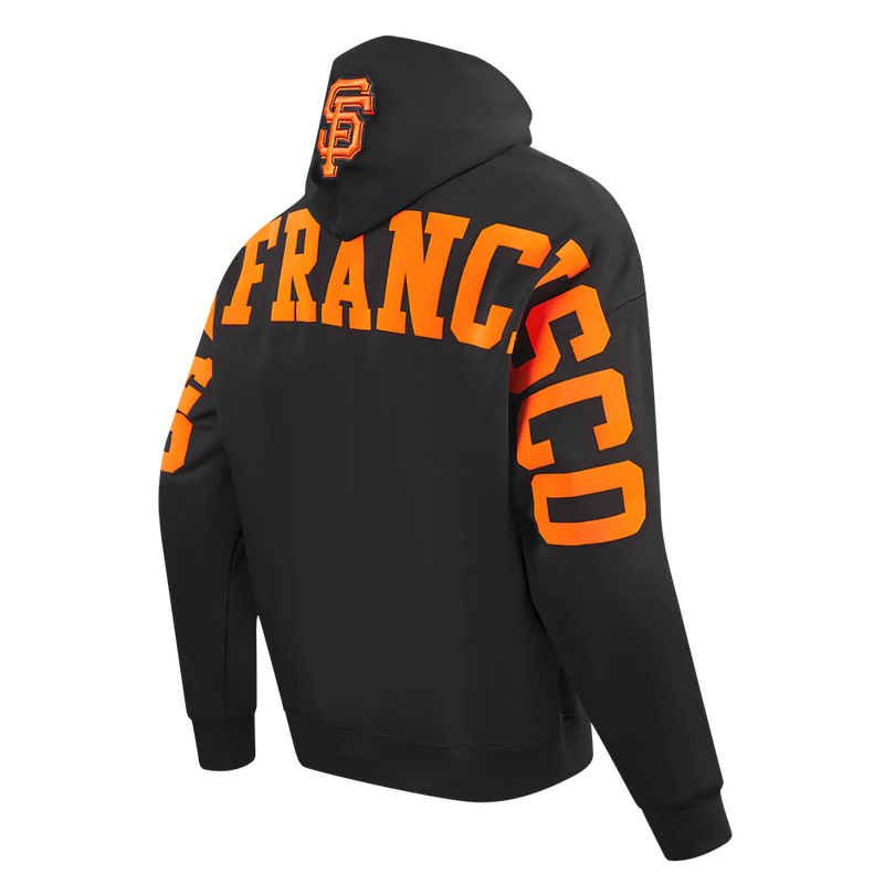 Pro Standard 'San Francisco Giants Wingspan' Drop Shoulder Hoodie (Black) LSG5314705