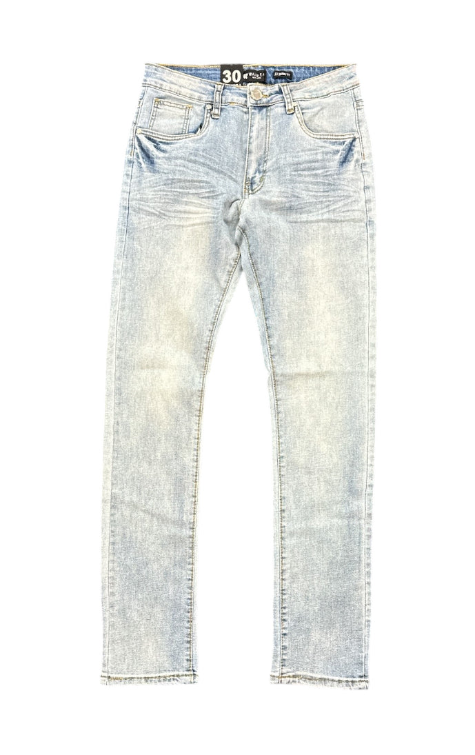 Waimea 'Flex' Plain Skinny Denim (Blue Wash) M8248D