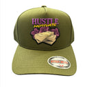 Muka 'Hustle Motivate' Snapback Hat (Olive) S4430 - FRESH N FITTED