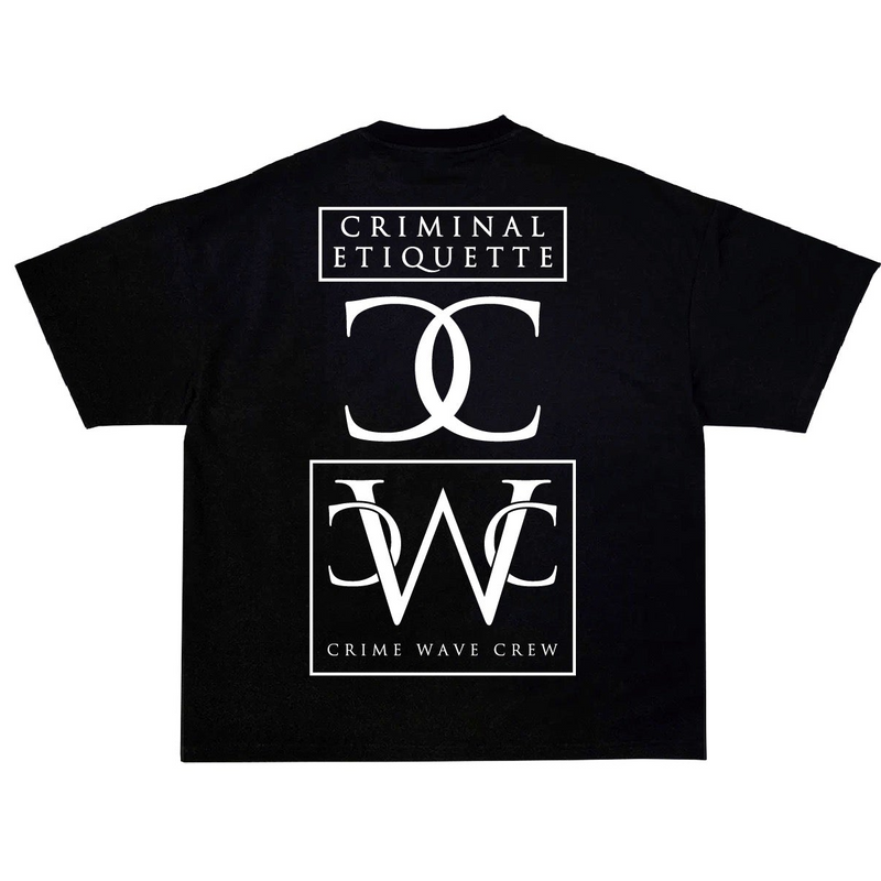 Criminal Etiquette 'CWC Logo' T-Shirt (Black)