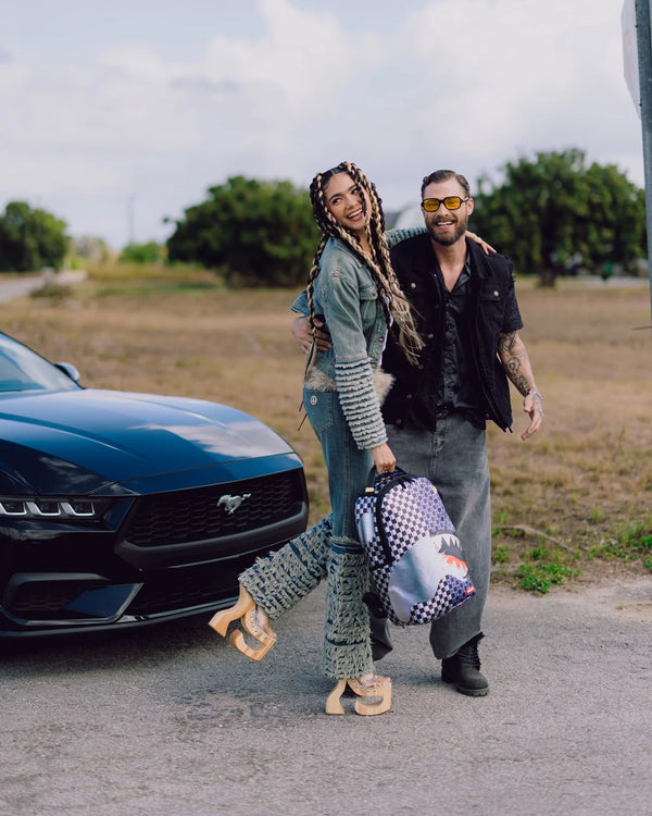 SPRAYGROUND 'Scratch Off Jackpot Shark' Backpack