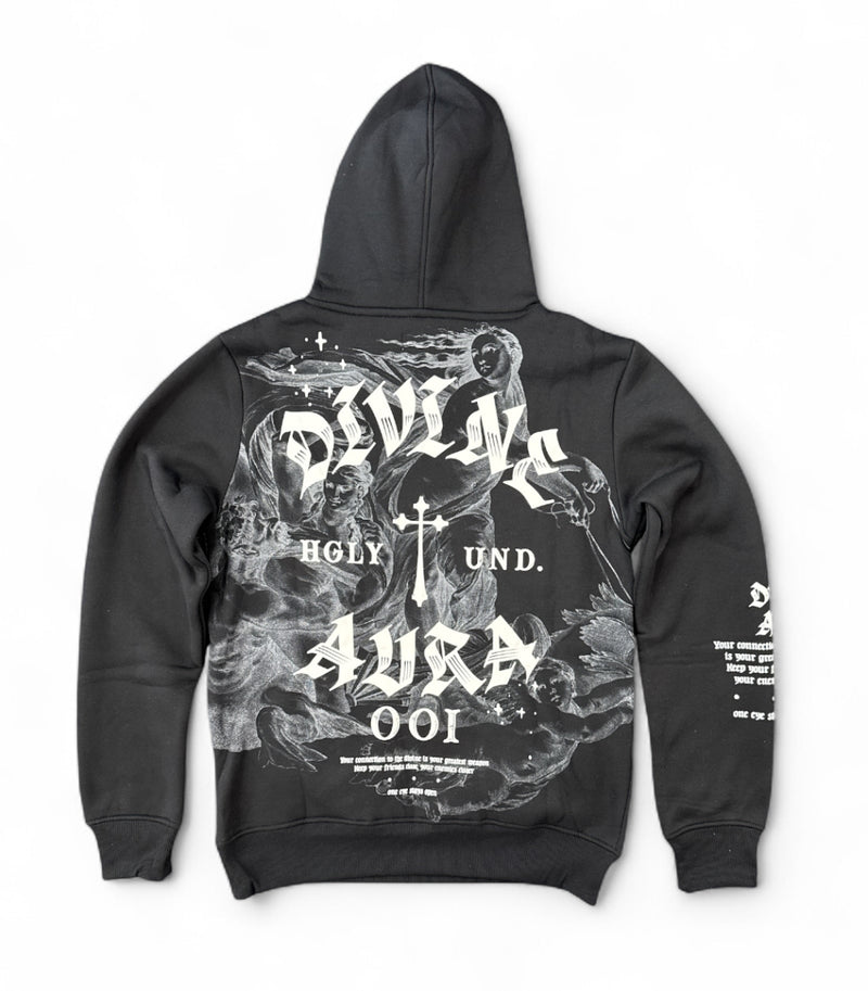 Highly Undrtd 'Divine Aura' Hoodie (Black) UF5603 - FRESH N FITTED