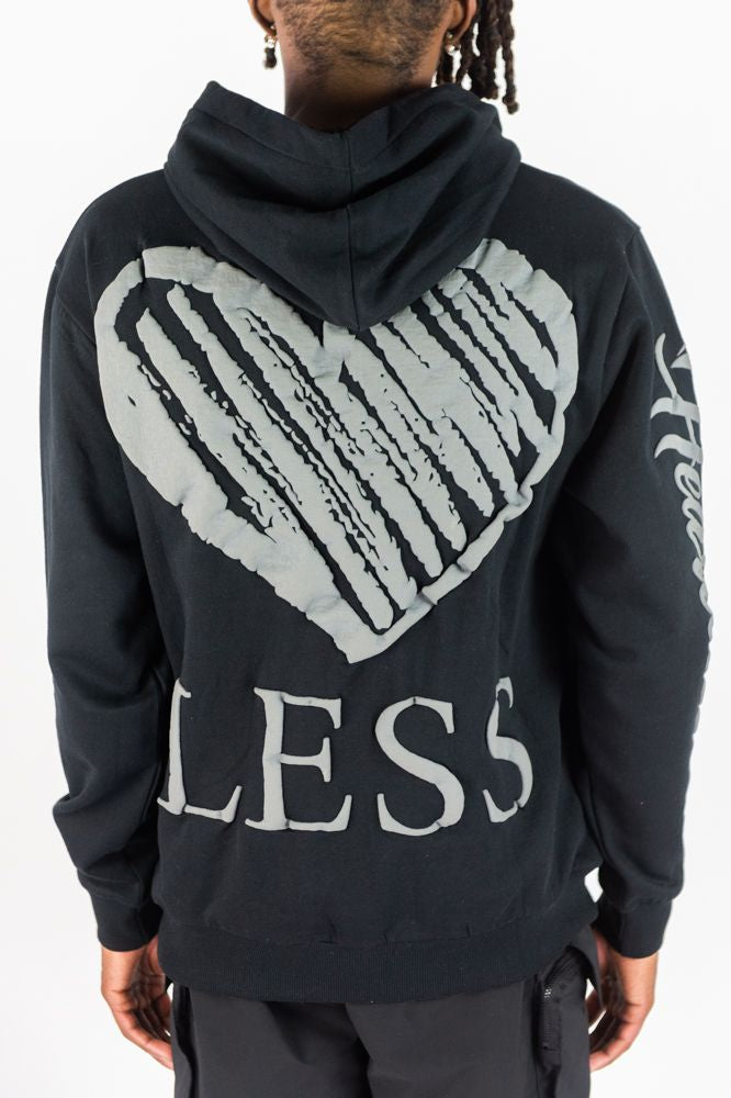 Rebel Minds 'Heartless' Hoodie (Black) 152-321 - FRESH N FITTED