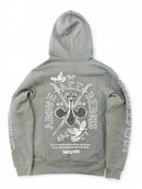 Highly Undrtd 'Above All' Rhinestone Zip-Up Hoodie (Grey) UF5604 - FRESH N FITTED