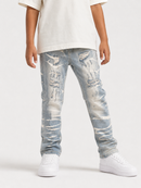 Evolution Kids 'Rip & Repair' Legacy Denim (Ice Tint) EV-330207K