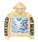 Black Pike 'Dragon' Cropped Hoodie (Khaki) FB2543 - FRESH N FITTED