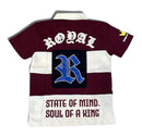 KRYPT Kids 'Royal' Polo Shirt in Maroon