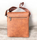 WK Side Bag w/Zipper in Brown