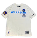 Pro Standard Golden State Warriors 'Home Team' Drop Shoulder T-Shirt in Eggshell