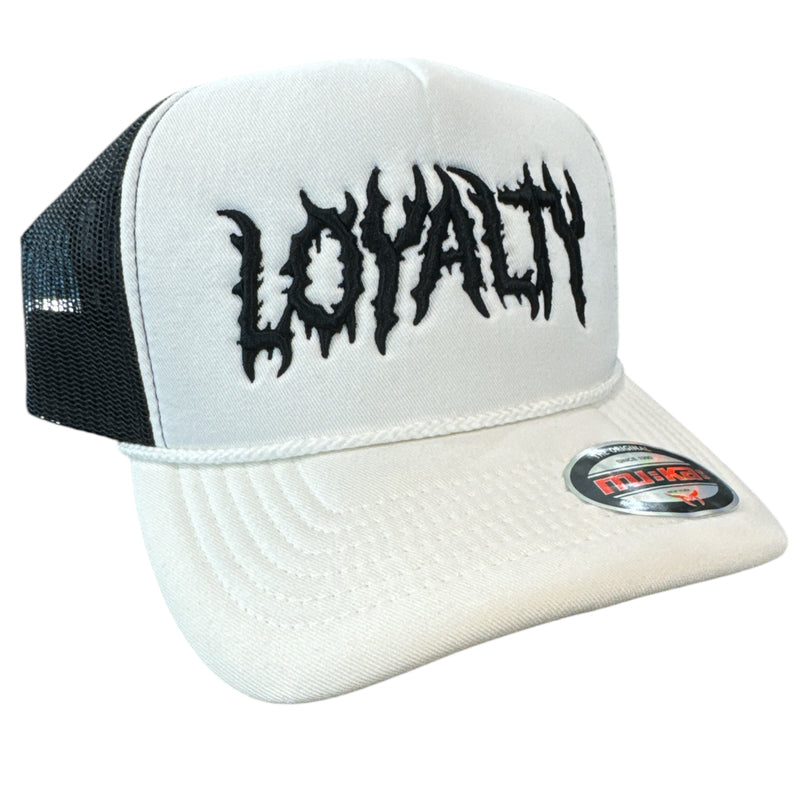 MUKA 'Loyalty' Trucker Hat (White) T5482 - FRESH N FITTED