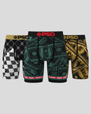 PSD 'Fortune 3PK' Boxers (Multi) - FRESH N FITTED