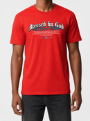 R3TRO WORLD 'Blessed' T-Shirt In Red