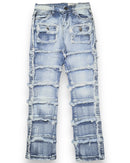 FWRD Kids 'Cargo' Stacked Denim (Ice Blue) FW-33958k - FRESH N FITTED