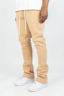 Rebel Minds Sweats Stacked Pants (Beige) 100-475 - FRESH N FITTED