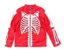 Black Pike Kids Leather Moto Jacket (Red) FB5401K - FRESH N FITTED