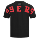 Pro Standard 'San Francisco 49ers Wingspan' Drop Shoulder T-Shirt (Black) FS41410470 - FRESH N FITTED