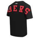 Pro Standard 'San Francisco 49ers Wingspan' Drop Shoulder T-Shirt (Black) FS41410470 - FRESH N FITTED