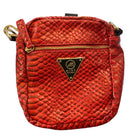 Mint Crocodile Medium Cross Body Bag (Red) - FRESH N FITTED