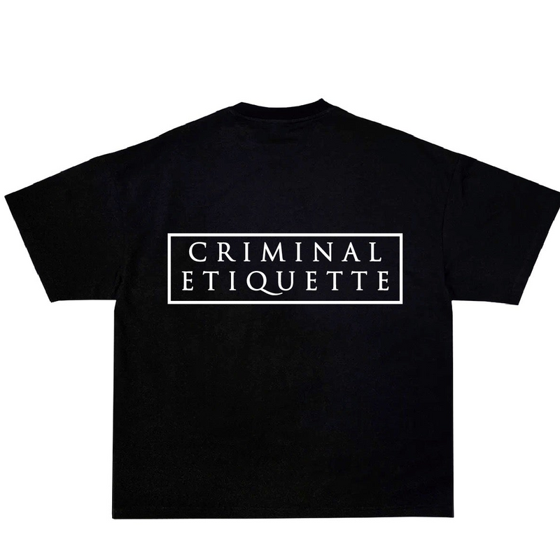 Criminal Etiquette 'Keep Your Hands Clean' T-Shirt (Black)