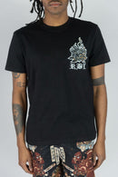 Rebel Minds 'RBL Samurai' Tapestry T-Shirt (Black) 151-136 - FRESH N FITTED