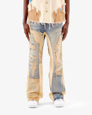 VOYAGE STUDIO 'PURE' Flare Carpenter With Digital Print Denim (DTB) 51P01 - FRESH N FITTED