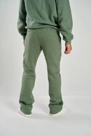 Taker 'Essential' Stacked Fleece Pants (Olive) E403 - FRESH N FITTED