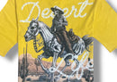 Kindred 'Desert Life' Cropped Oversized T-Shirt (Yellow) OST06 - FRESH N FITTED