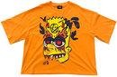 LGNDZ ' Bloody Bart ' Oversized Cropped T-Shirt (Orange) LG1407 - FRESH N FITTED