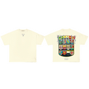 Birds 'Italia'Cream Oversized Ultra-Premium Box S/S T-Shirt - FRESH N FITTED